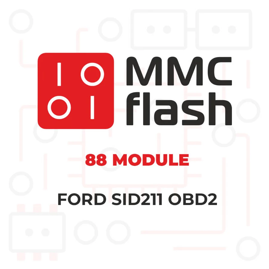 MMCFlash - 88 Module, Ford SID211 OBD2
