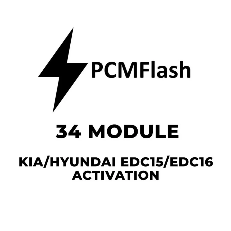 PCMflash - 34 Module Kia / Hyundai EDC15 / EDC16 Activation