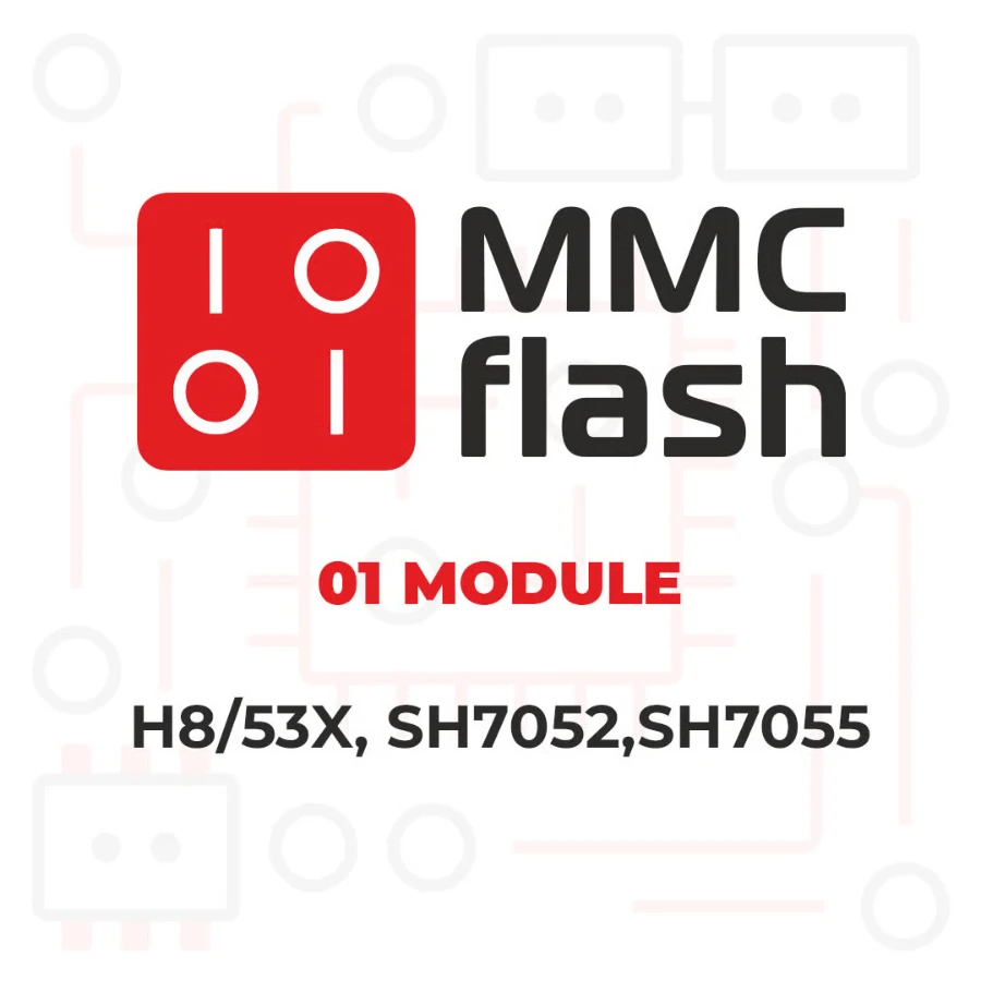 MMCFlash - 01 Module, h8/53x, SH7052,SH7055