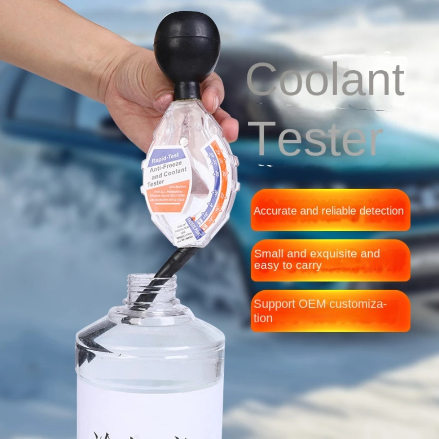 Professional Automotive Antifreeze and Coolant Tester Precision Hydrometer with Dual Temperature Calibration