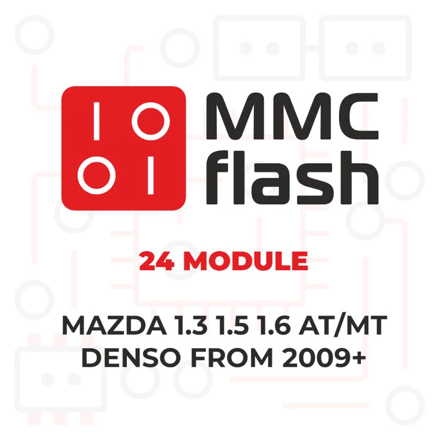 MMCFlash - 24 Module, Mazda 1.3 1.5 1.6 AT/MT Denso from 2009+