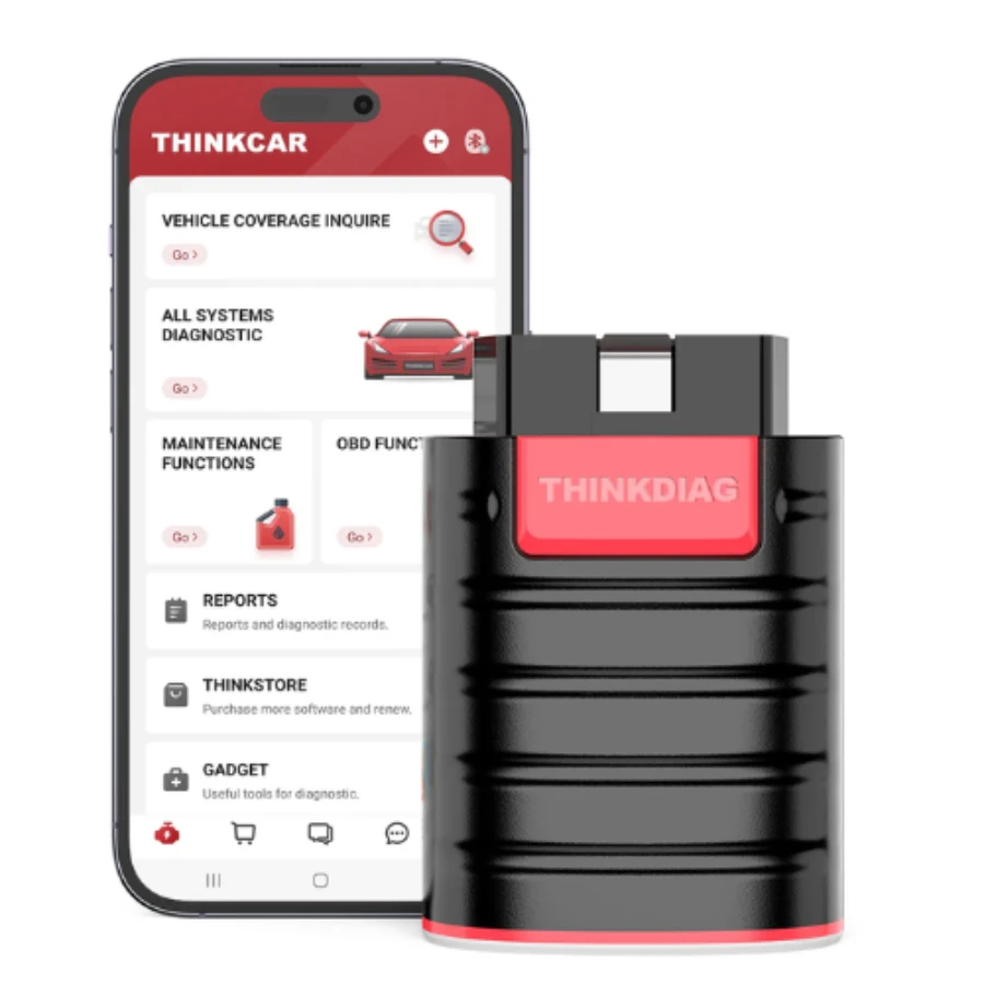 Thinkdiag New Version All Software 1 Year Free  Full System Bi-Directional OBD2 Diagnostic Scanner