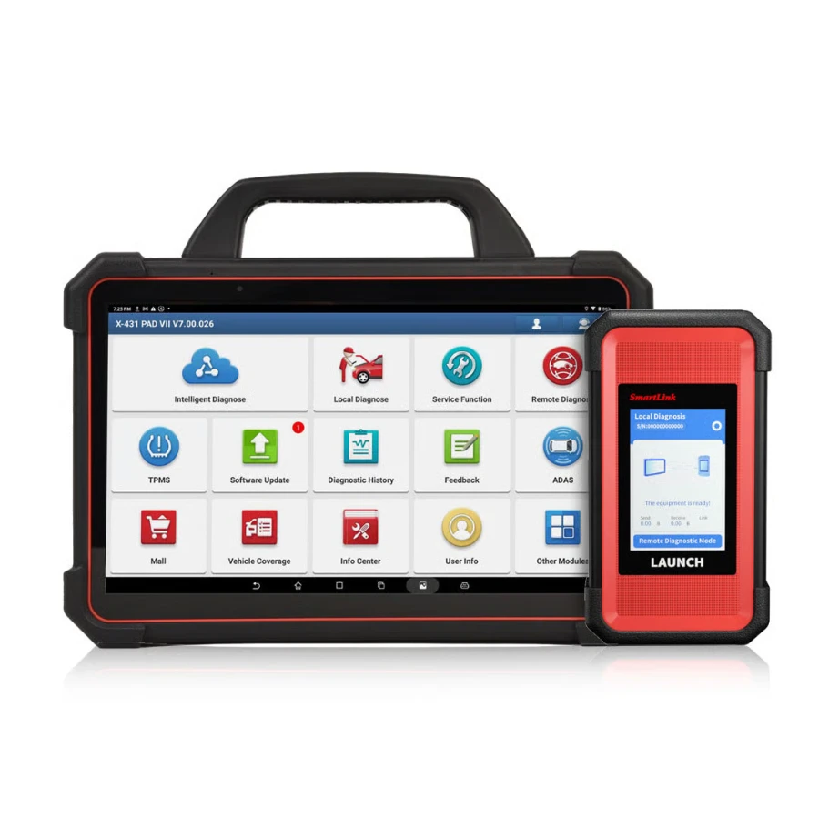 Launch X-431 PAD VII (PAD 7) LINK | Flagship Diagnostic Tool with SmartLink C VCI & J2534 Programming