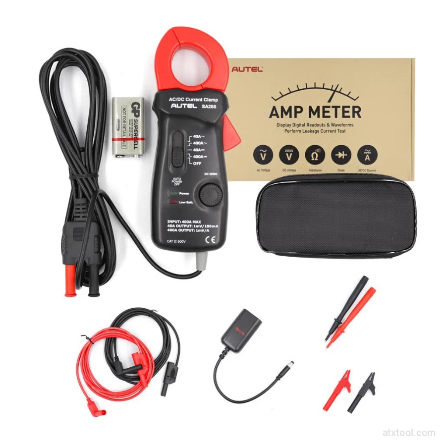 Autel MaxiBAS BTAK Automotive Multimeter & Current Clamp Kit