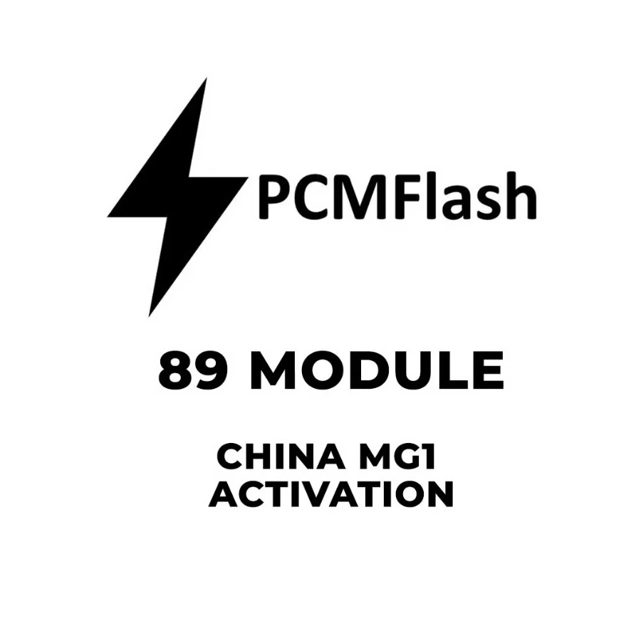 PCMflash - 89 Module China MG1 Activation